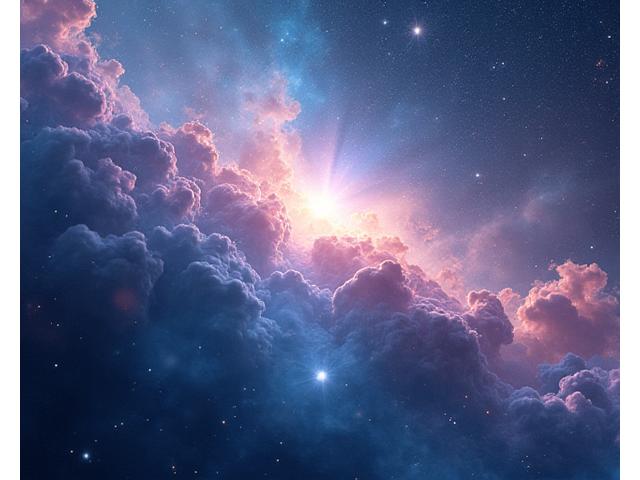 Vibrant nebula with stars, symbolizing vision and exploration